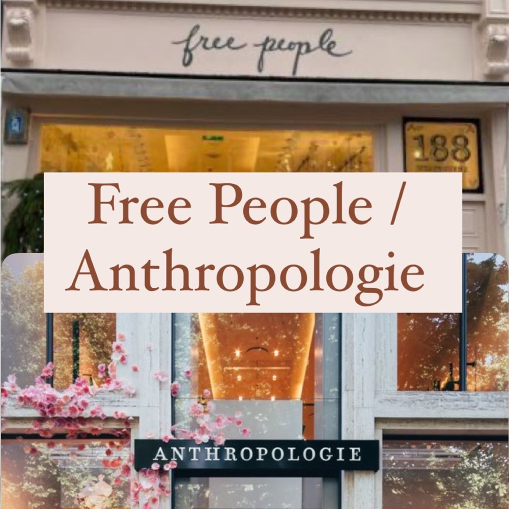12/19 Free People and Anthropologie  Unlisted